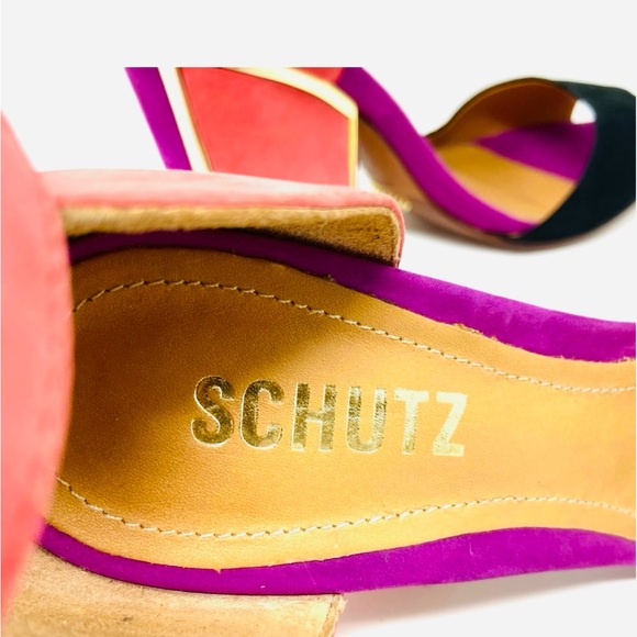SCHULTZ - Color Block Sandals - Picture 10 of 13